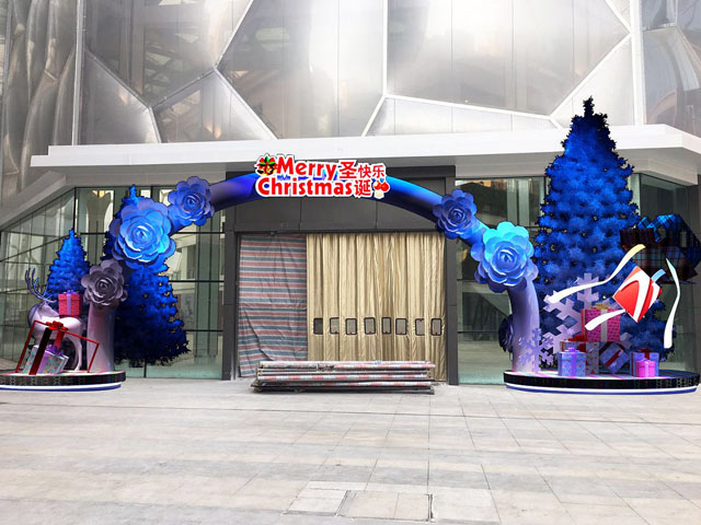 商場美陳中庭門頭及公共區(qū)域設(shè)計欣賞