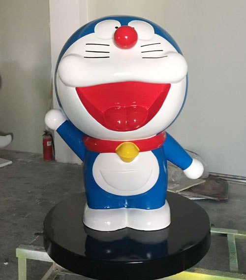 動(dòng)漫叮當(dāng)貓雕塑擺件