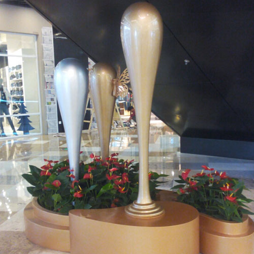 商場創(chuàng)意觀賞花盆