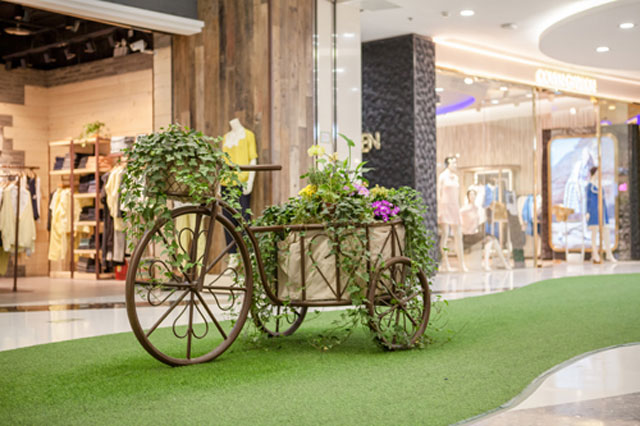 商場(chǎng)仿真綠植景觀裝飾