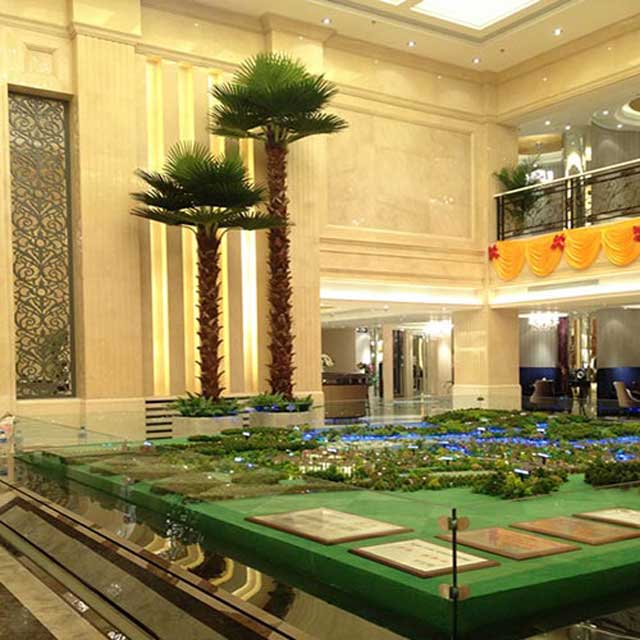 酒店美陳仿真大樹