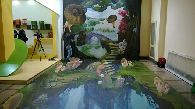 室內3D墻繪藝術