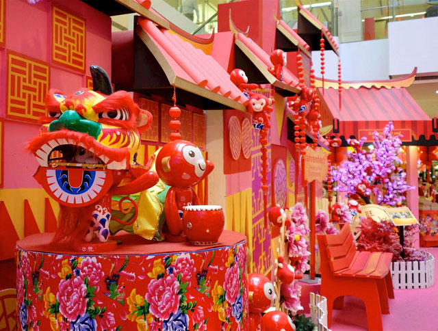 購物廣場春節(jié)美陳
