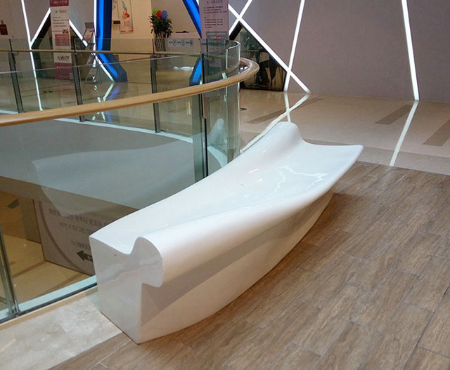 商場(chǎng)玻璃鋼異形座椅