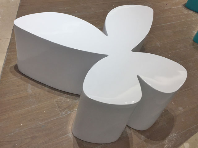 商場玻璃鋼蝴蝶凳